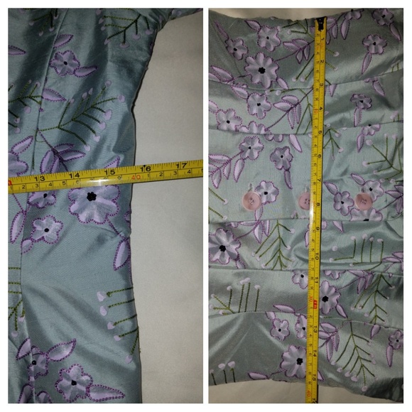 Gorgeous beaded and embroidered Silk Suit - Picture 4 of 8